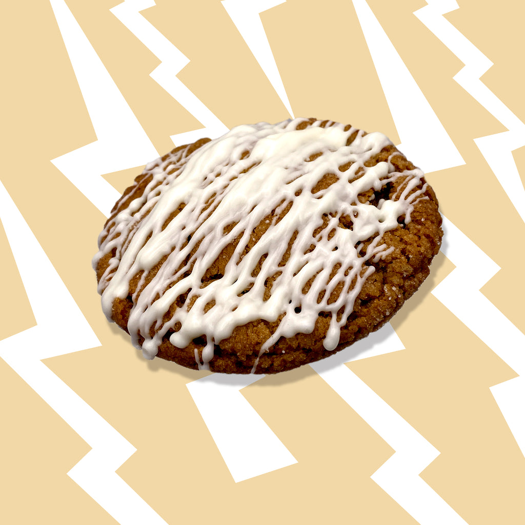 GINGER MOLASSES WHITE CHOCOLATE THUNDA COOKIE