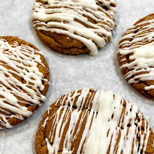 GINGER MOLASSES WHITE CHOCOLATE THUNDA COOKIE